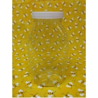 Plastic 2lb Queenline Jars (Without Lids)